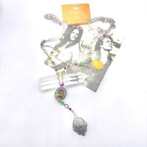 Hamza Tigers Eye Crystal Necklace